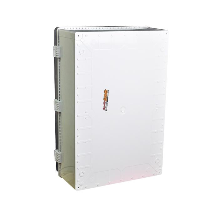 Box Panel Plastik ABS 400x600x220 mm Transparant + Base Plate Durabox