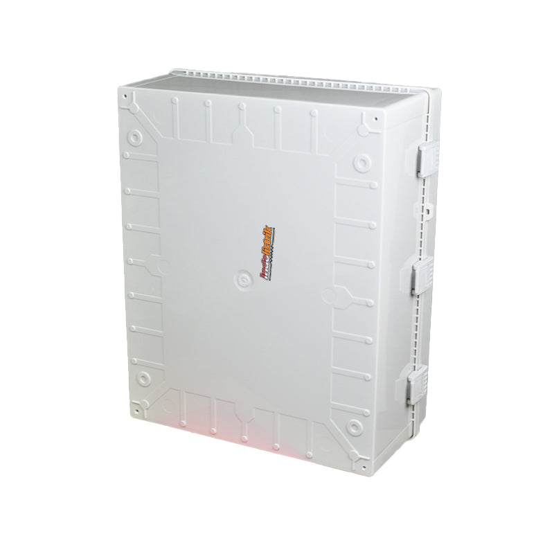 Durabox Box Panel Plastik ABS 400x500x200 mm Abu-Abu Lengkap Base Plate