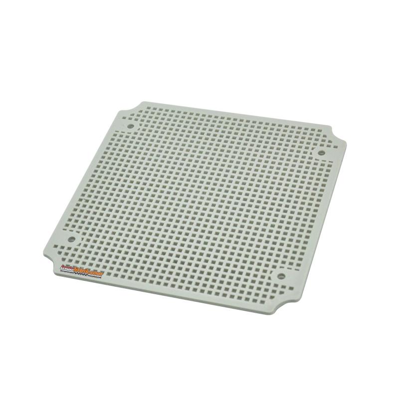 Tatakan ABS Box Plastik Base Plate 200x200 mm Abu-abu