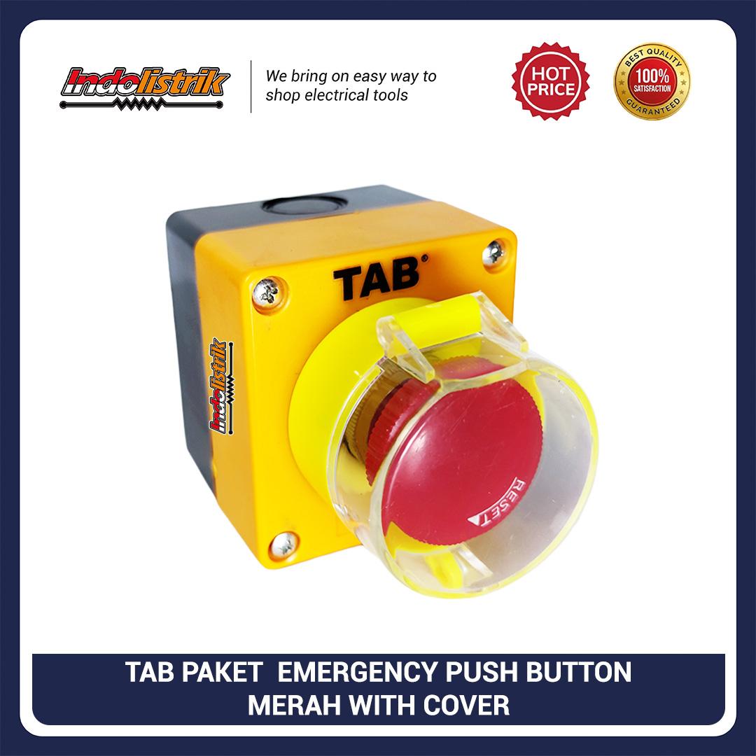 Emergency Push Button Set Box With Cover / Panic Button / Tombol Darurat TAB