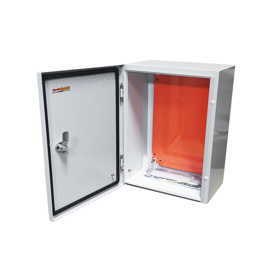 Promo Spesial! Durabox Box Panel Indoor SIW 30x40x20 Base Plate Orange + GRATIS 3 Pilot Lamp LED 22mm Body Abu AD22-22DS TAB