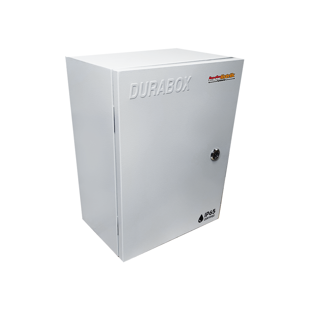 Promo Spesial! Durabox Box Panel Indoor SIW 30x40x20 Base Plate Orange + GRATIS 3 Pilot Lamp LED 22mm Body Abu AD22-22DS TAB