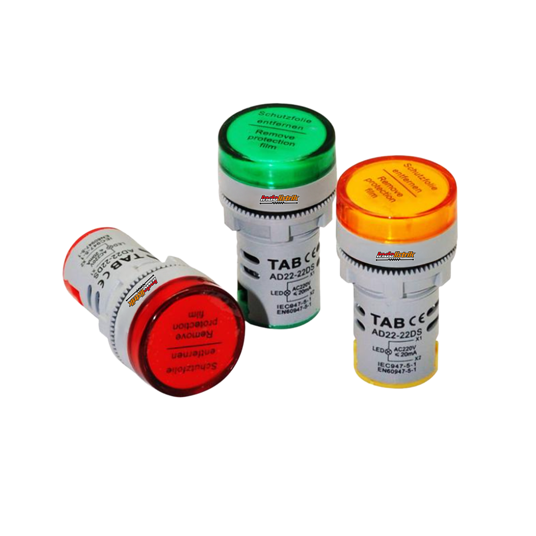 Promo Spesial! Durabox Box Panel Indoor SIW 30x40x20 Base Plate Orange + GRATIS 3 Pilot Lamp LED 22mm Body Abu AD22-22DS TAB