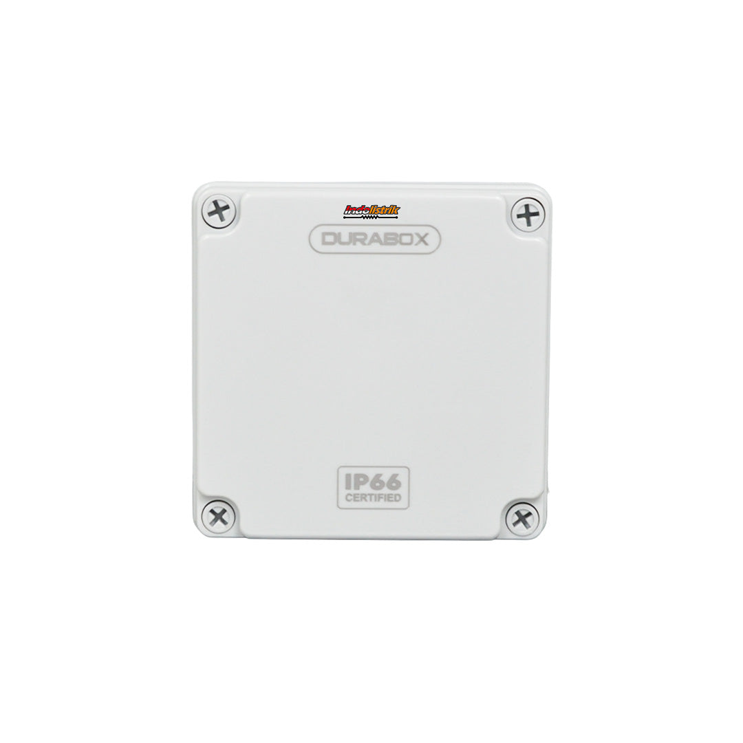 Durabox ABS Junction Box Plastik 125x125x75 mm Abu-abu