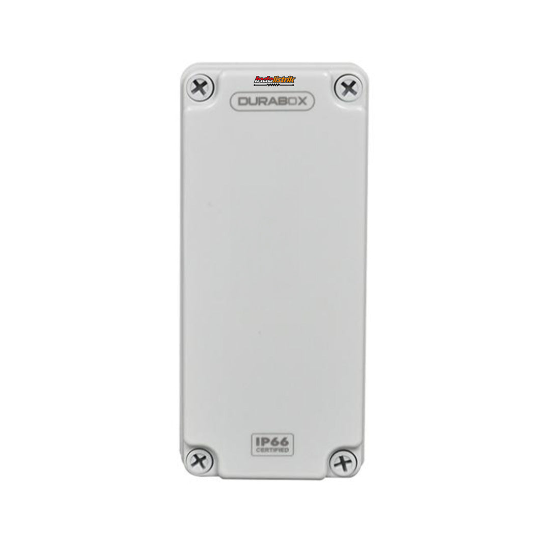 Durabox ABS Plastik Box 80x180x70 mm Abu-abu