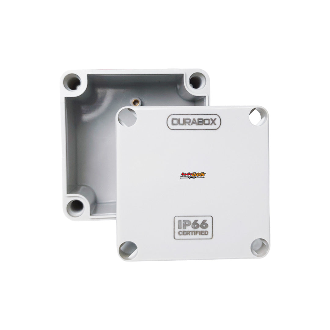 ABS Junction Box Plastik 100x100 x 75 mm Abu-abu Durabox