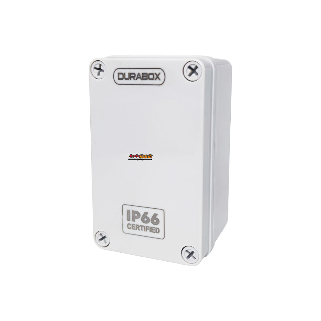 ABS Junction Box Plastik 80x130 x 70 mm Abu-abu Durabox