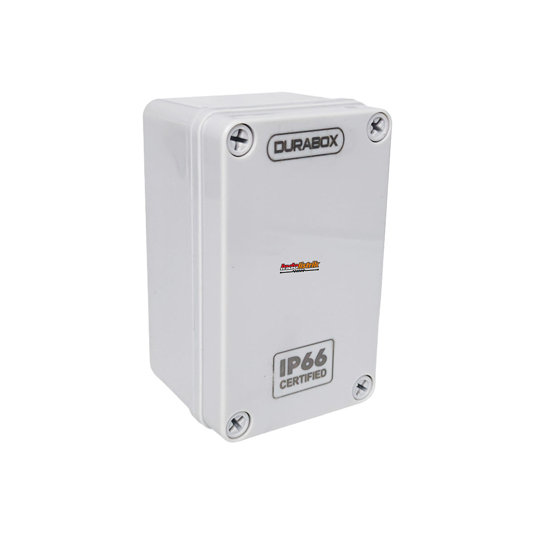 ABS Junction Box Plastik 80x130 x 70 mm Abu-abu Durabox