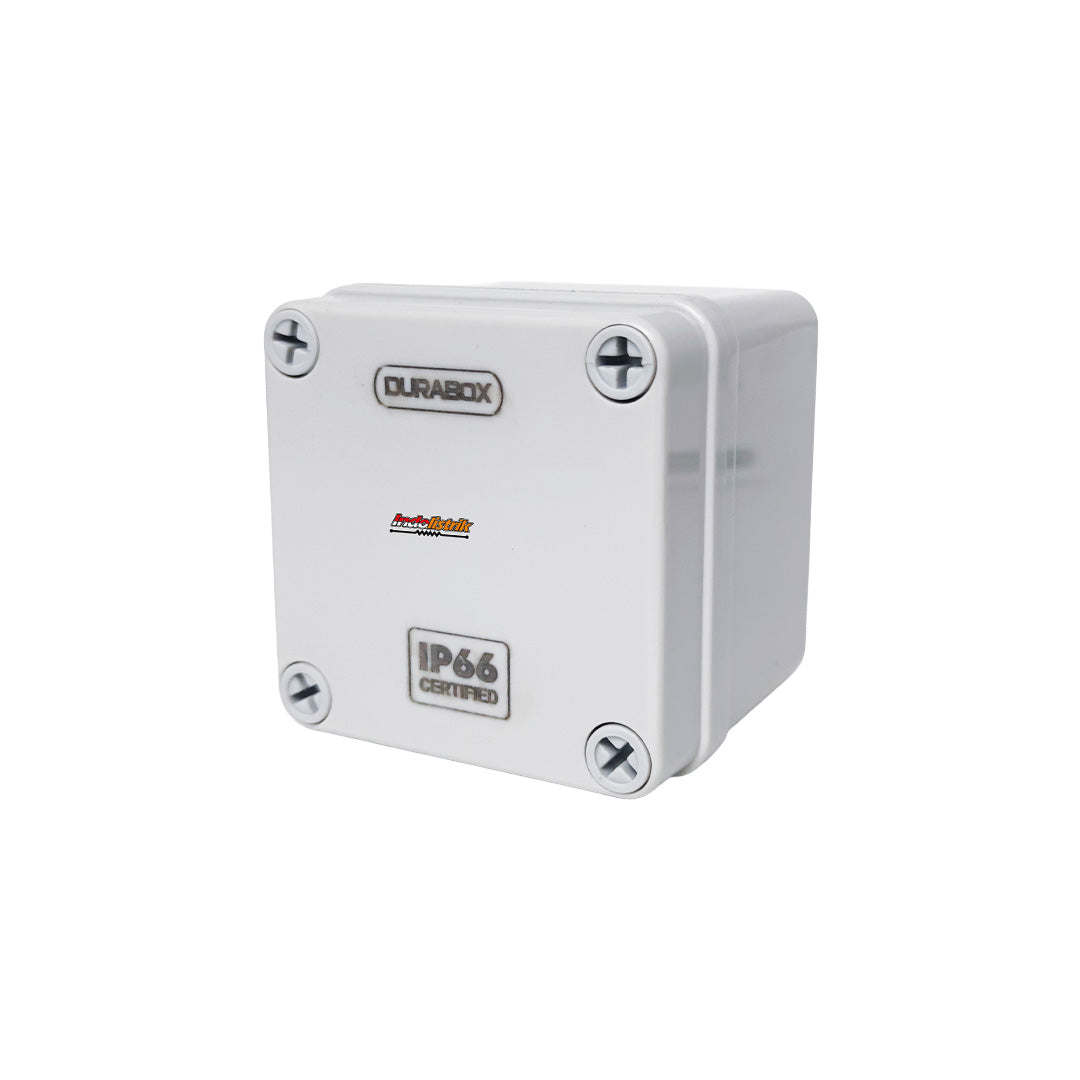 ABS Junction Box Plastik 80x80 x 70 mm Abu-abu Durabox