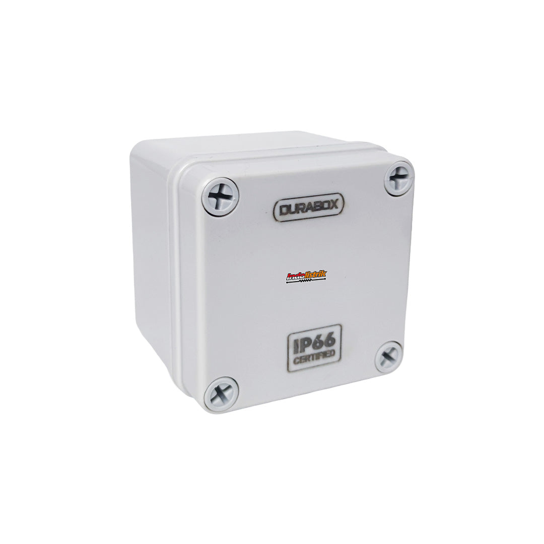 ABS Junction Box Plastik 80x80 x 70 mm Abu-abu Durabox