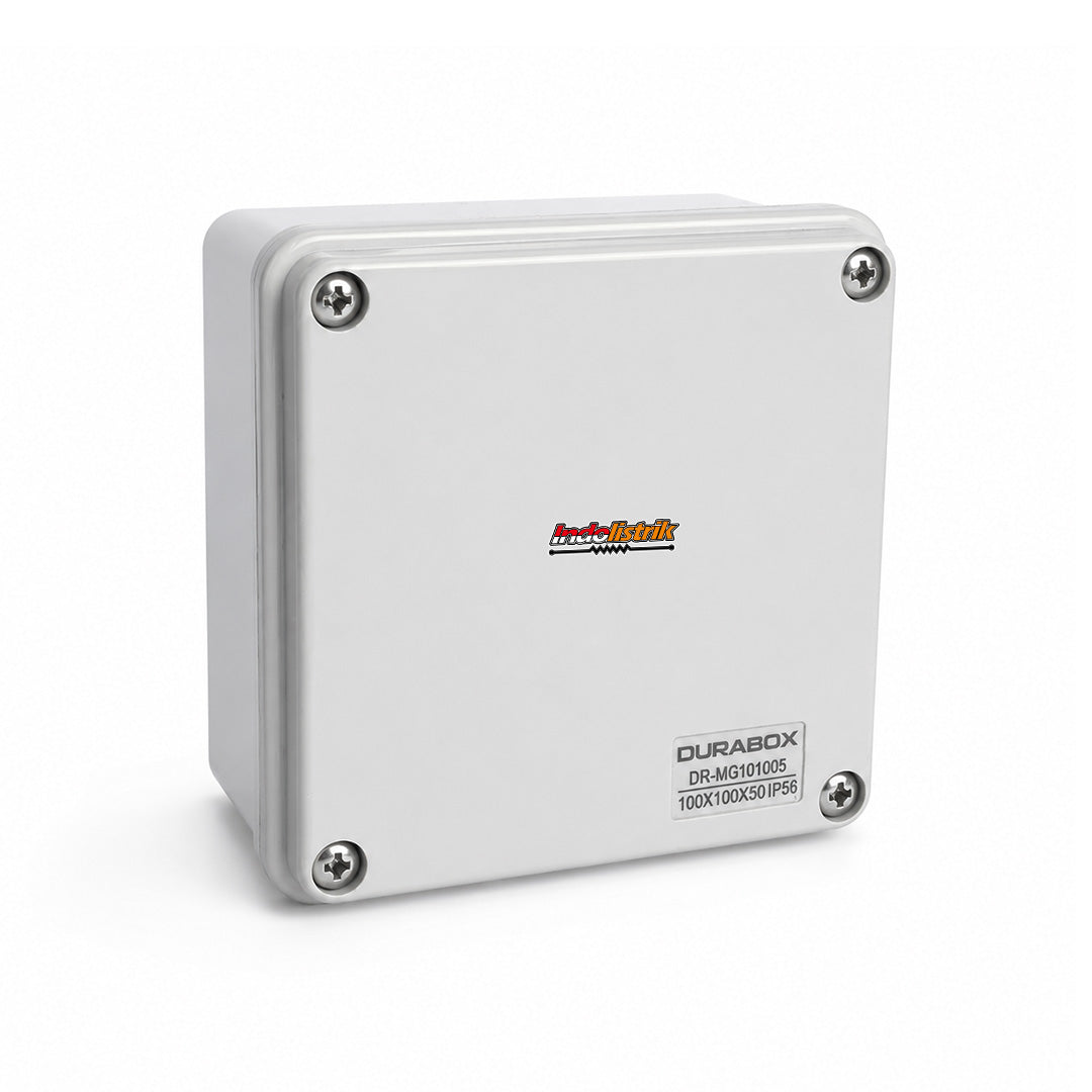 Durabox Junction Box ABS IP56 100x100x50mm Box Panel Listrik Waterproof Tahan Air