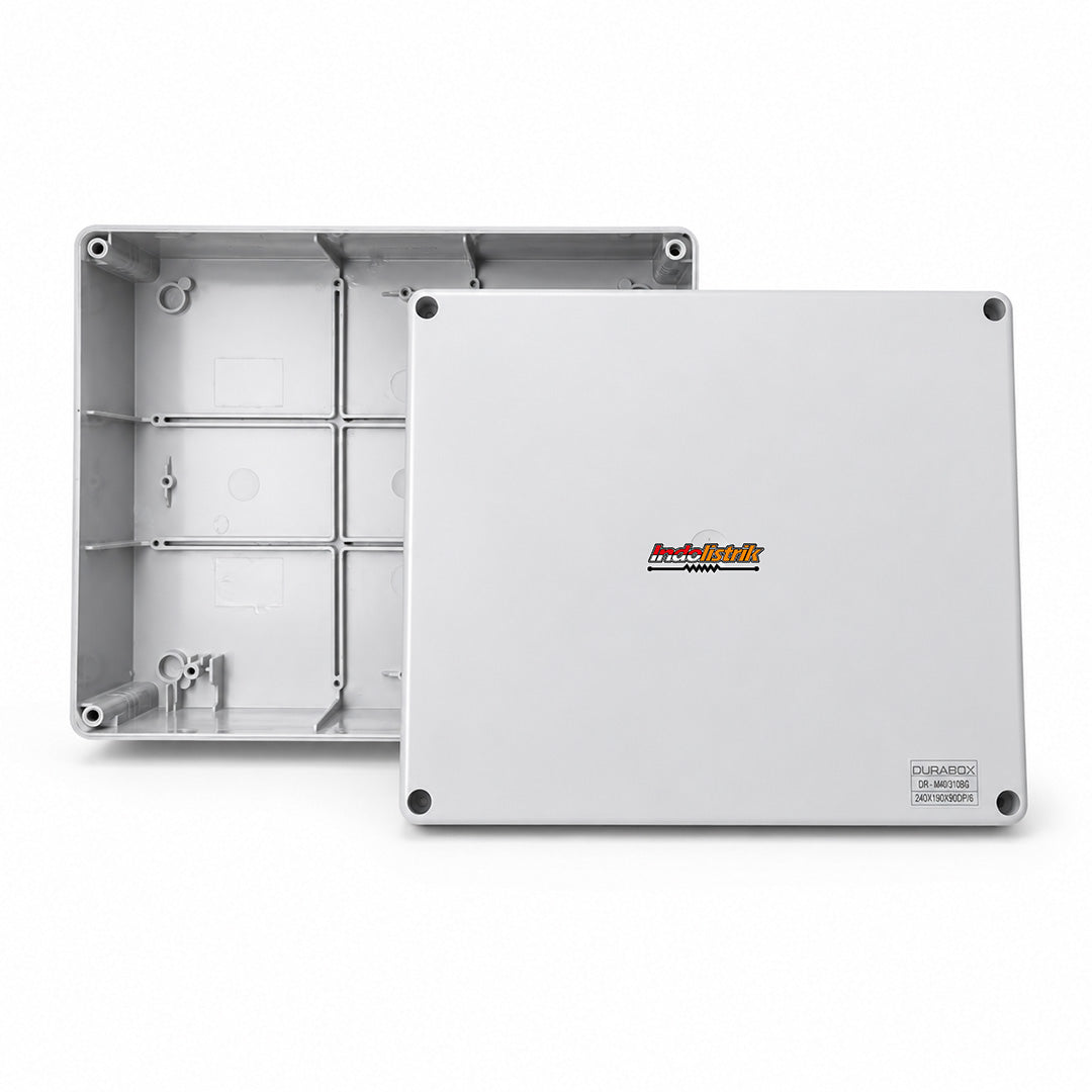 Durabox Junction Box ABS IP56 240x190x90mm Box Panel Listrik Waterproof