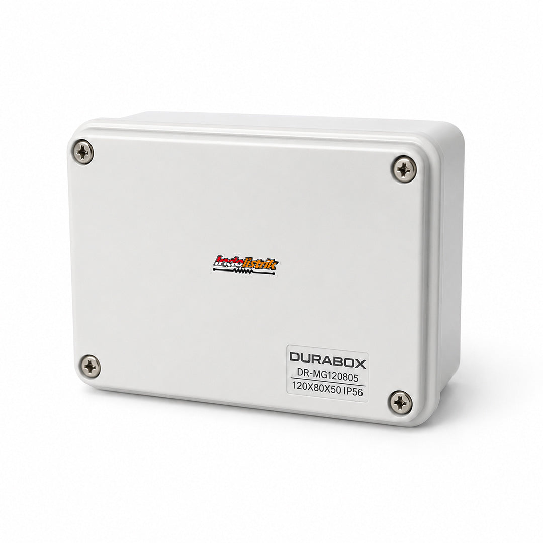 Box Panel ABS IP56 120x80x50 Durabox Junction Box Waterproof Anti Karat