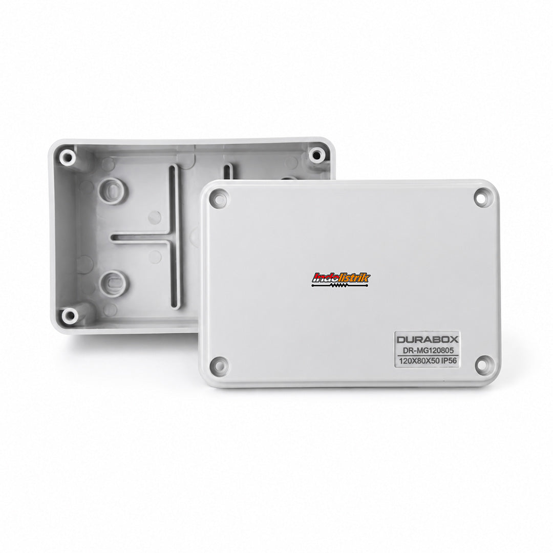 Box Panel ABS IP56 120x80x50 Durabox Junction Box Waterproof Anti Karat
