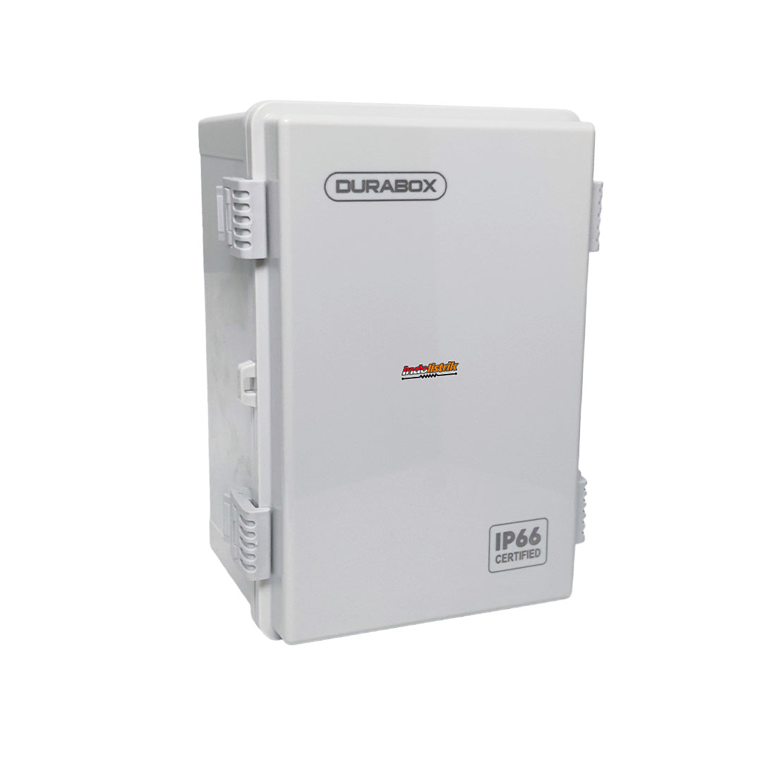 ABS Junction Box Plastik 200x300 x 170 mm Abu-abu + Base Plate Durabox