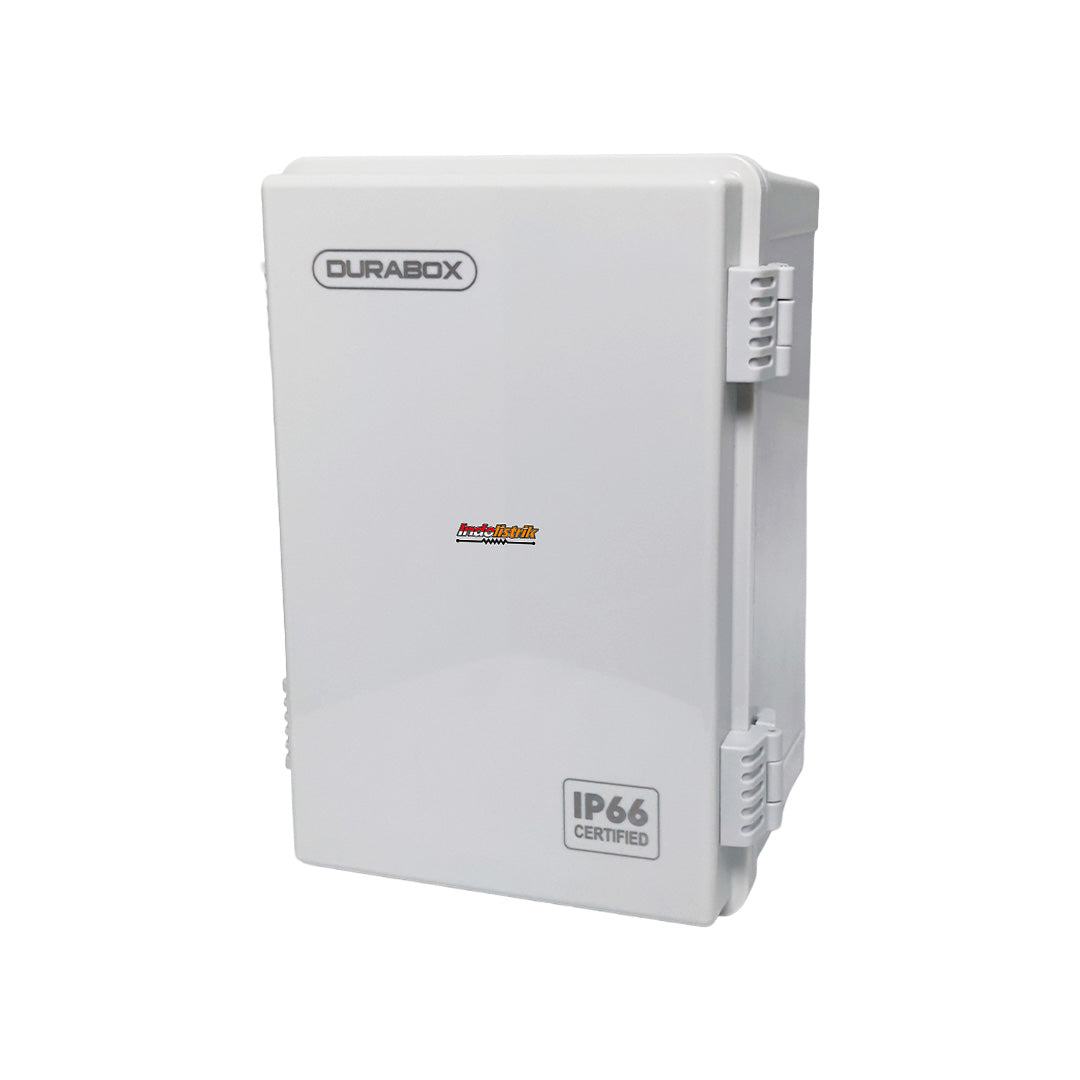 ABS Junction Box Plastik 200x300 x 170 mm Abu-abu + Base Plate Durabox