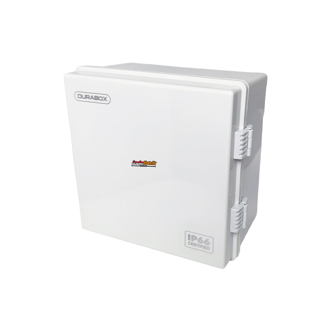 ABS Junction Box Plastik 300x300 x 180 mm Abu-abu + Base Plate Durabox