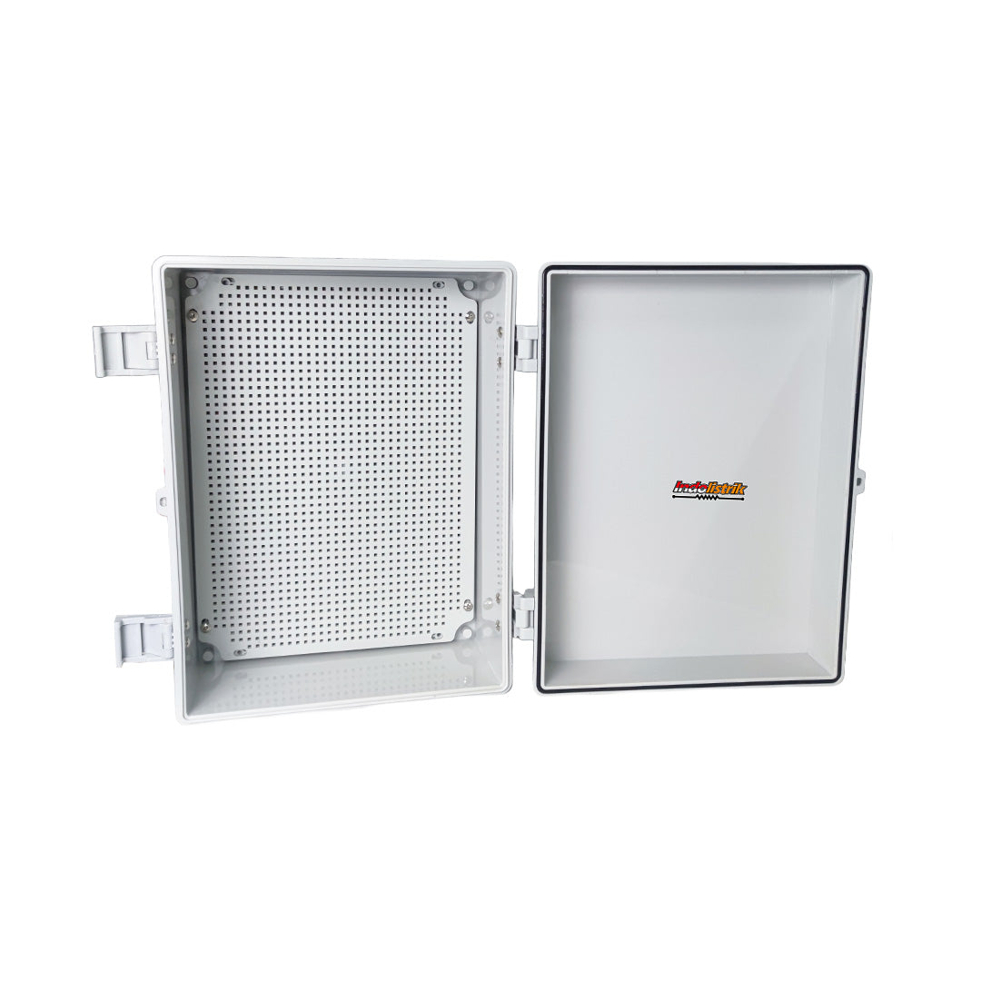 ABS Junction Box Plastik 300x400 x 170 mm Abu-abu + Base Plate Durabox