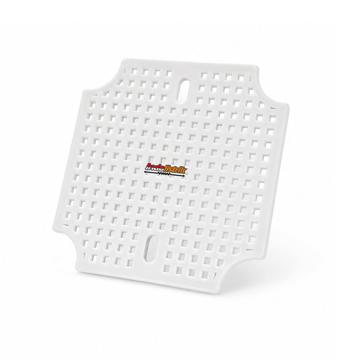 Durabox Tatakan Box Plastik 100x100mm Base Plate Dudukan Junction Box ABS Warna Abu Abu