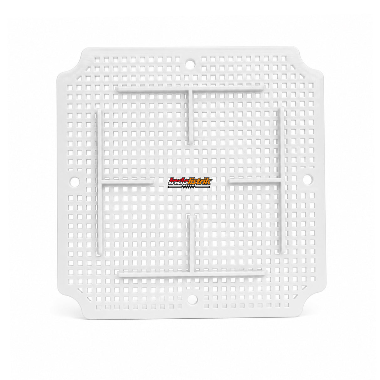 Durabox Tatakan Box Plastik 175x175mm Base Plate Dudukan Junction Box ABS Warna Abu Abu