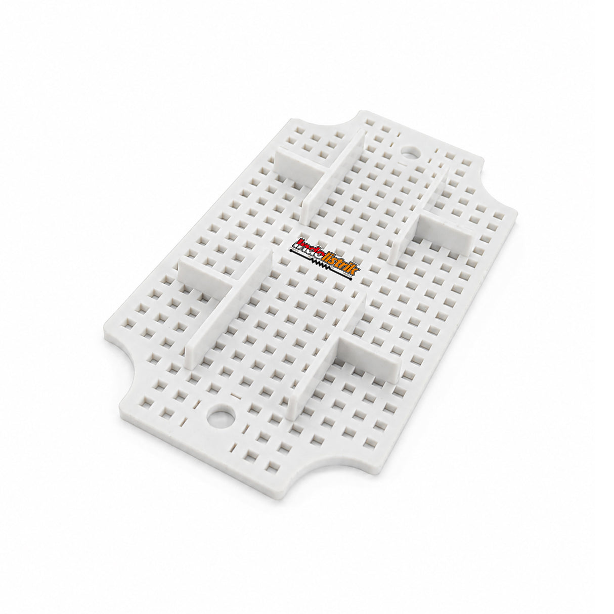 Durabox Tatakan Box Plastik 80x130mm Base Plate Dudukan Junction Box ABS Warna Abu Abu