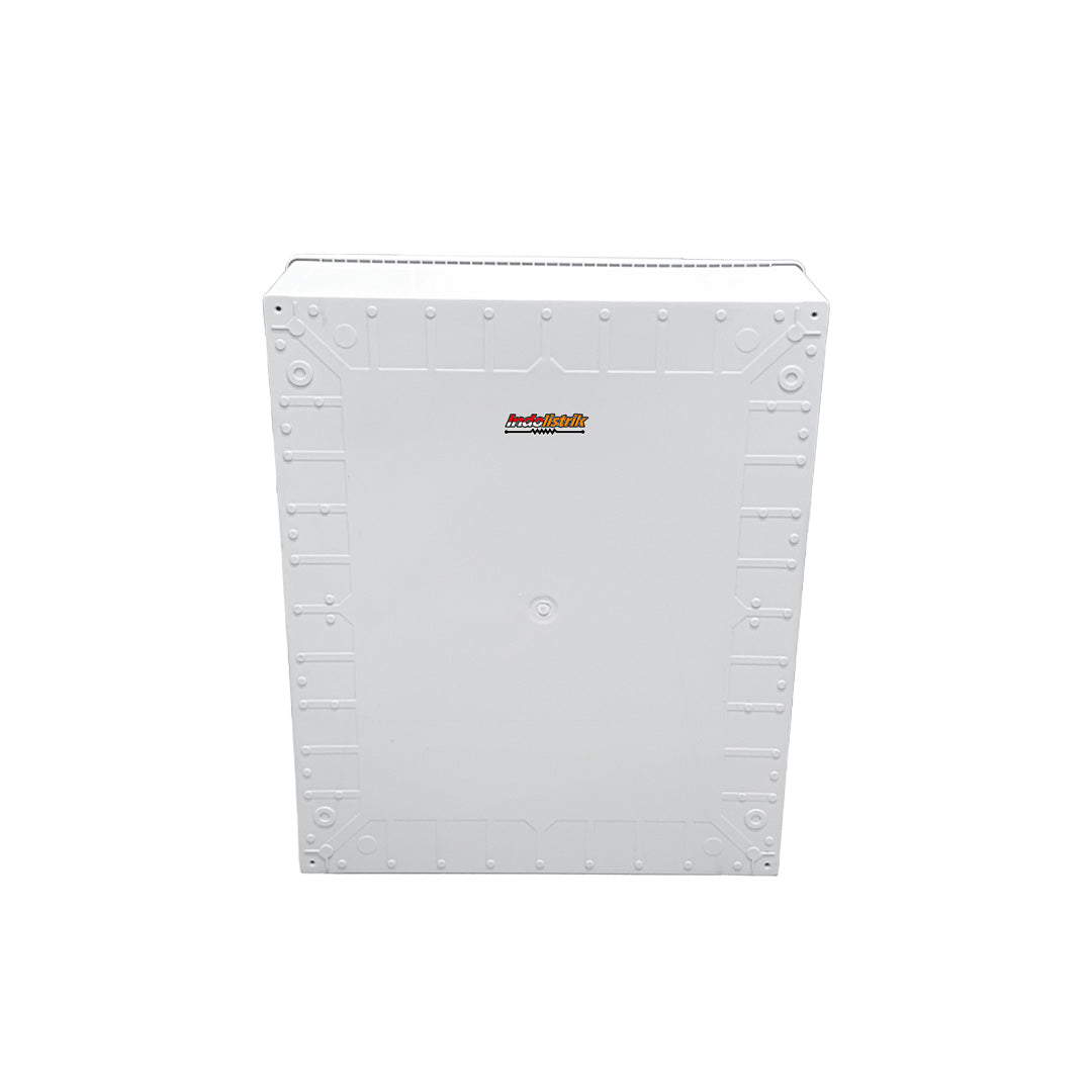 Durabox Box Panel Plastik ABS 500x600x220 mm Abu-Abu Lengkap Base Plate