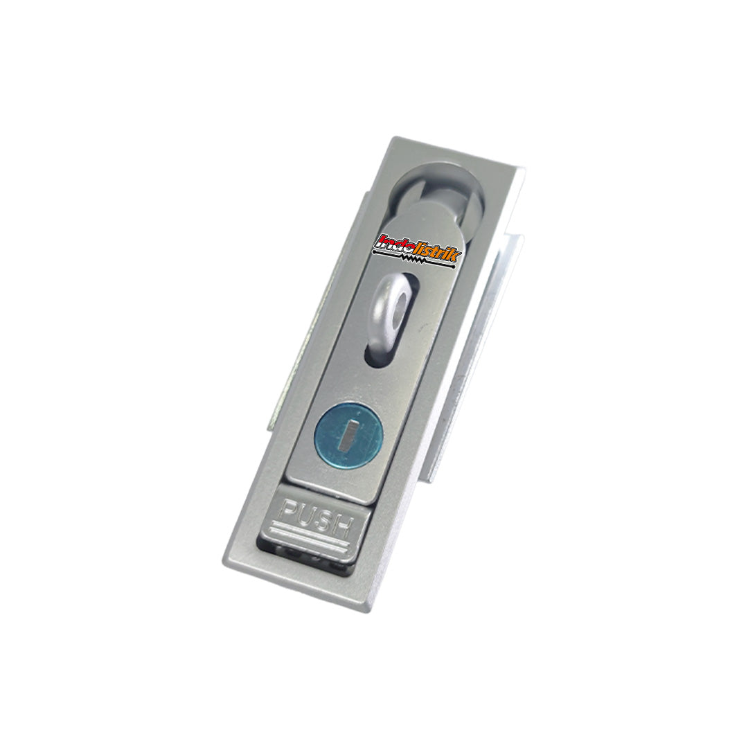 Haitan Kunci Panel MS 713-1-L (110x35mm) With push and Lock Doff