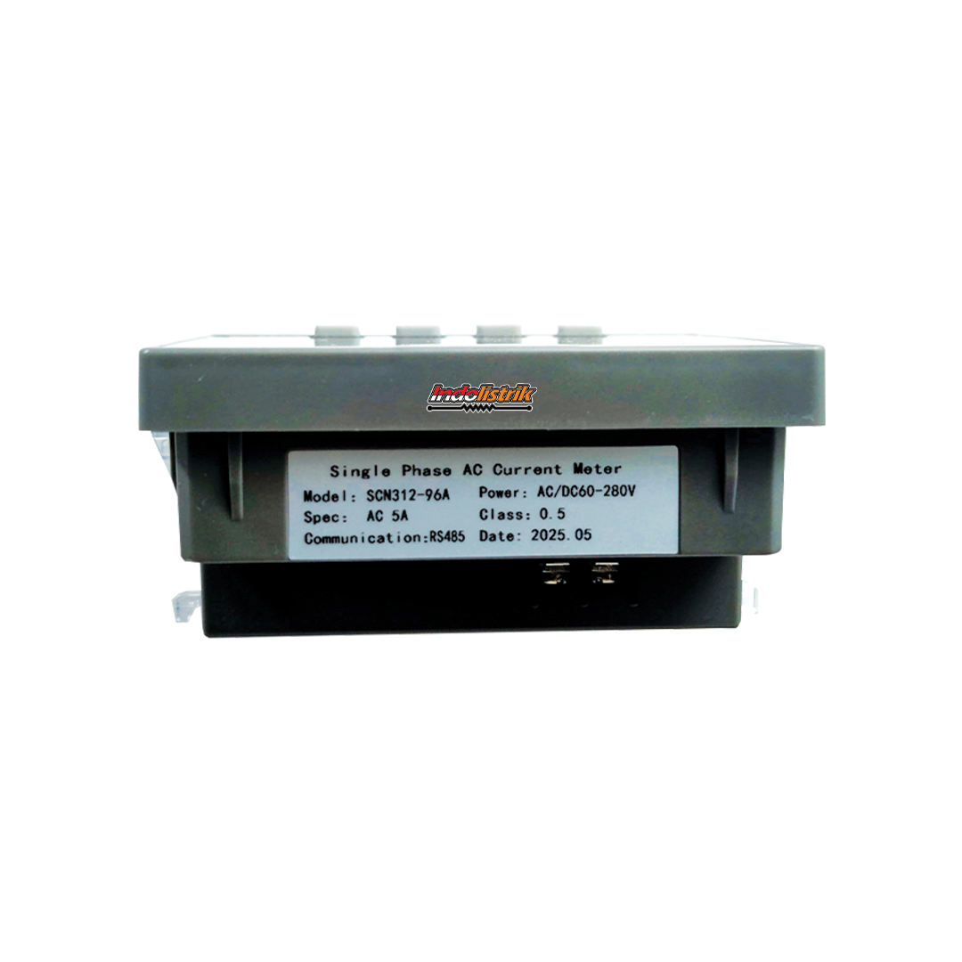 Ampere Meter Digital LED 1 Phase AC 96 x 96 SCN312 TAB