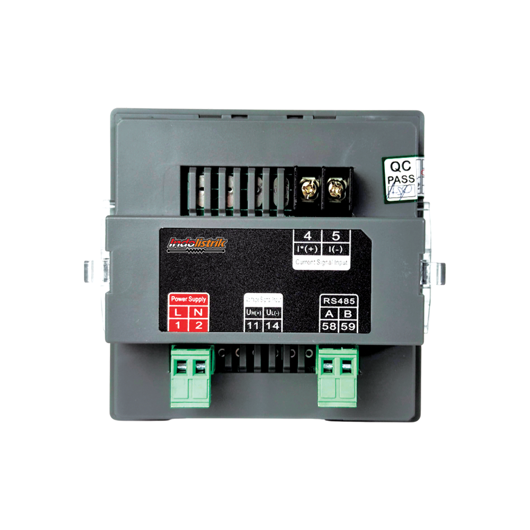 Ampere Meter Digital LED 1 Phase AC 96 x 96 SCN312 TAB