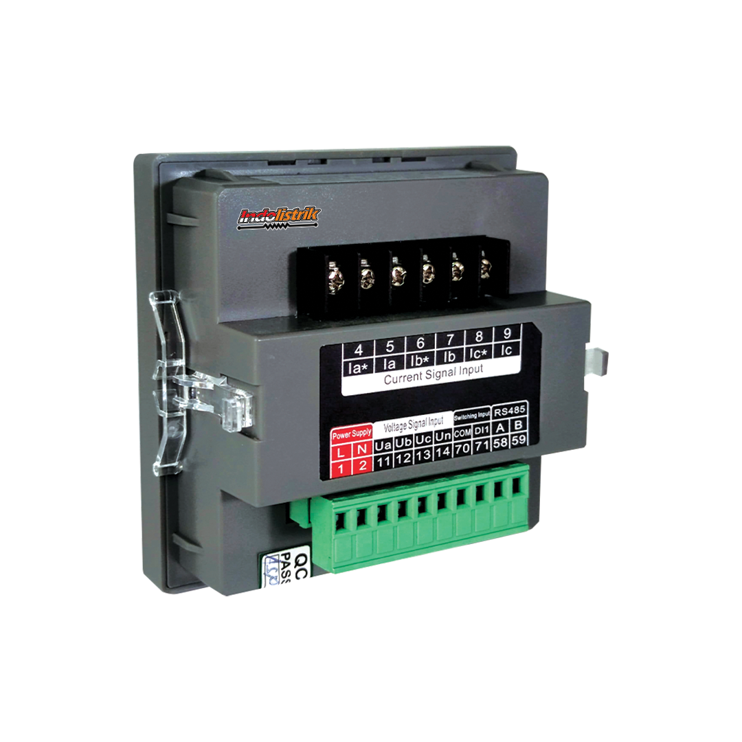 Power Multi Meter Digital LCD 3 Phase 96 x 96 SCN310 TAB