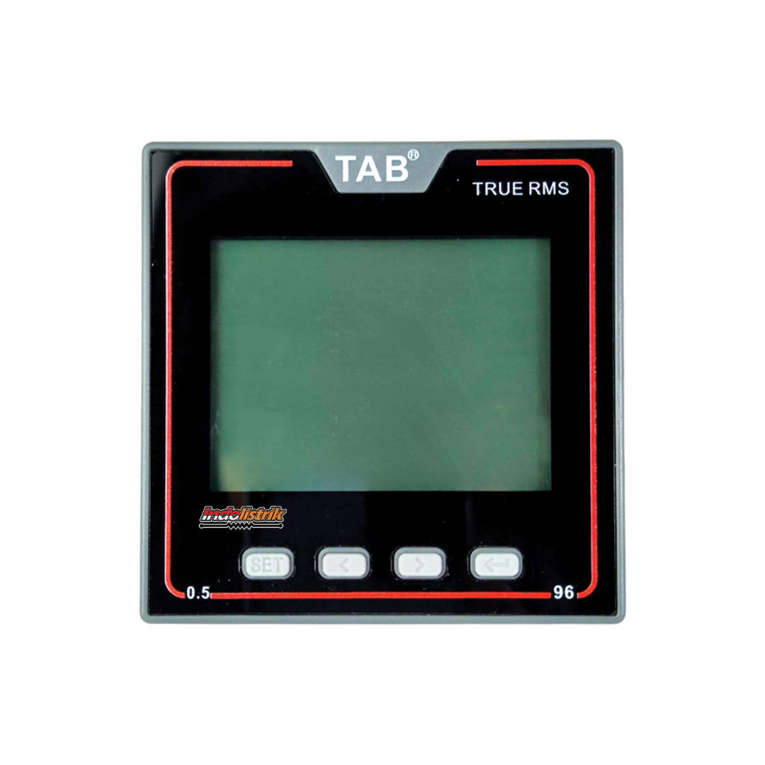 Power Multi Meter Digital LCD 3 Phase 96 x 96 SCN310 TAB