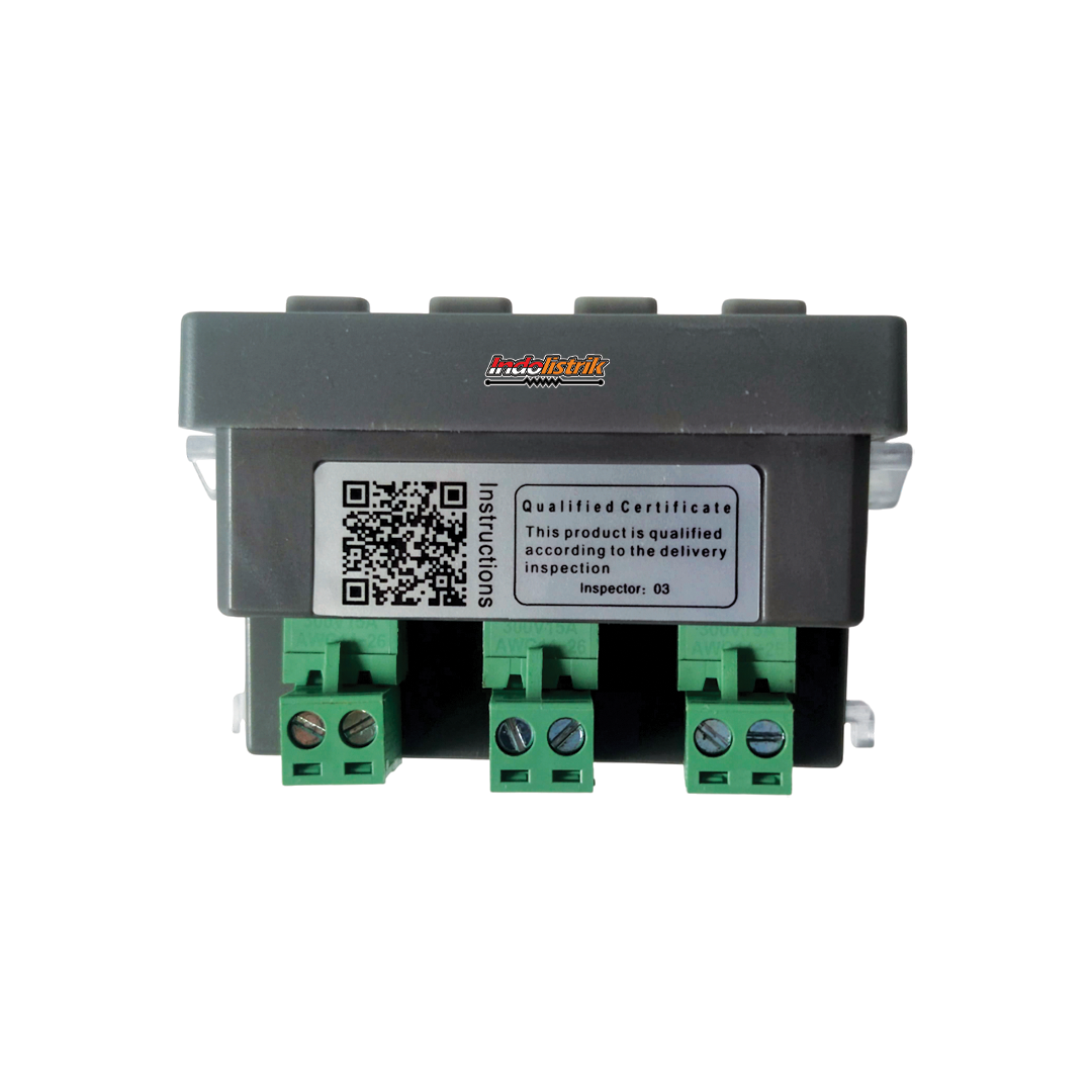 Voltmeter Digital LED 1 Phase AC 72 x 72 SCN312 TAB