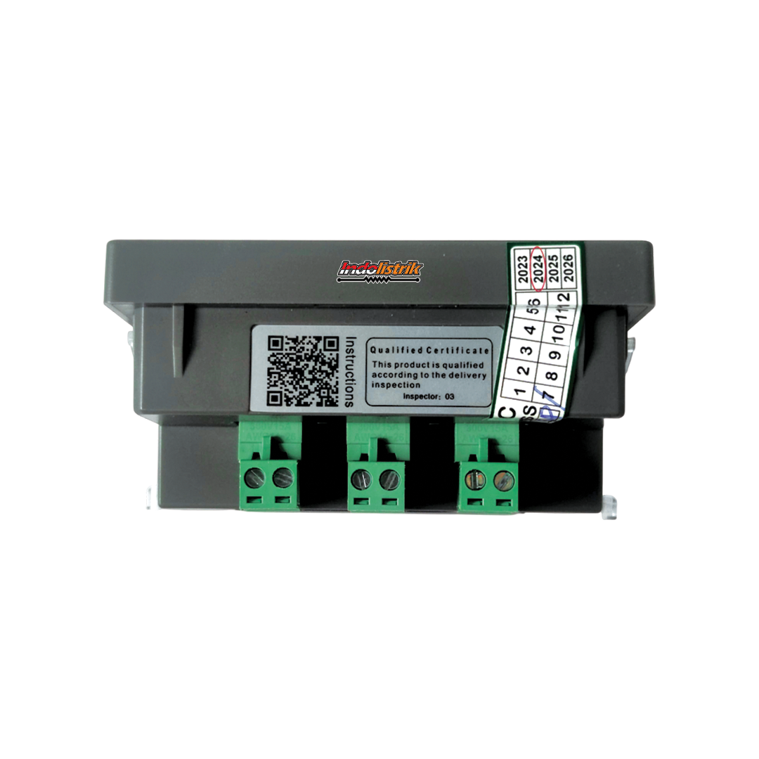 Voltmeter Digital LED 1 Phase AC 96 x 96 SCN312 TAB