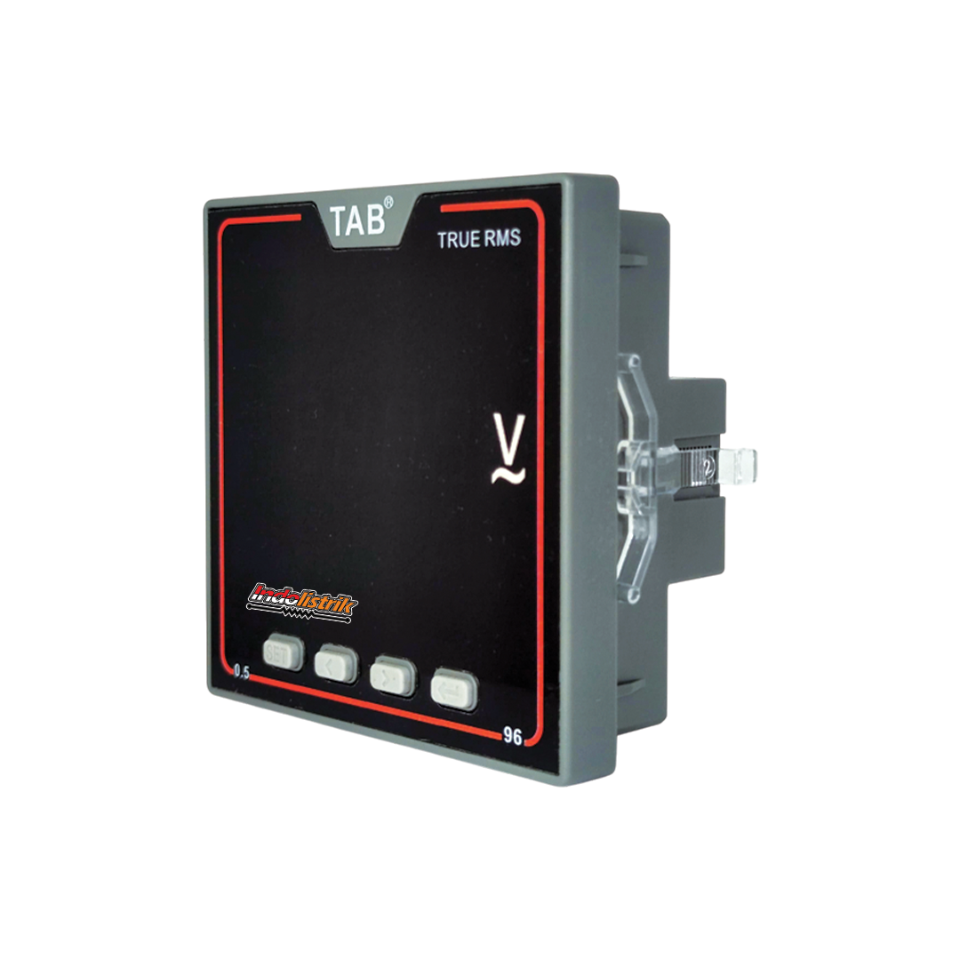 Voltmeter Digital LED 1 Phase AC 96 x 96 SCN312 TAB