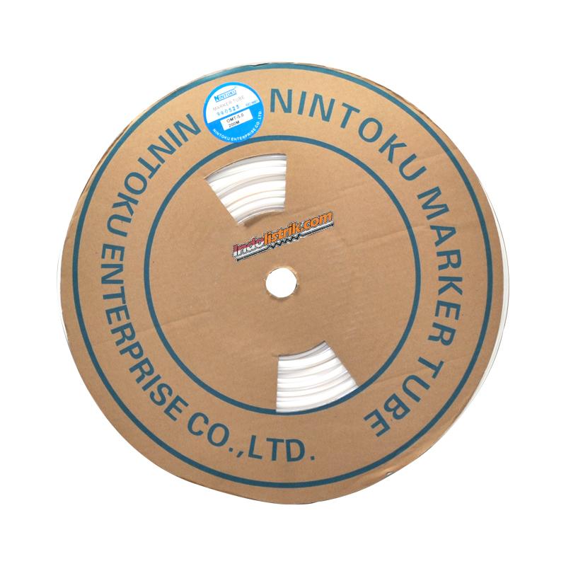Nintoku Kabel Marker Tube OMT 5.0 200Mtr/Roll Putih