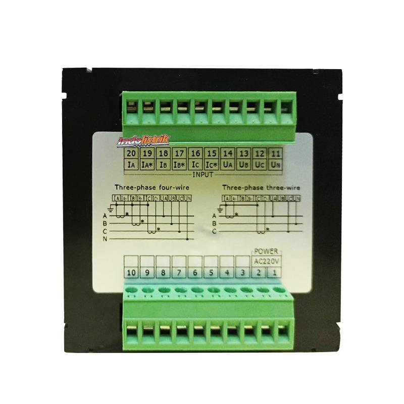 Power Watt Meter Digital KW Meter 96 x 96 3P / 4W TAB - Digital Meter