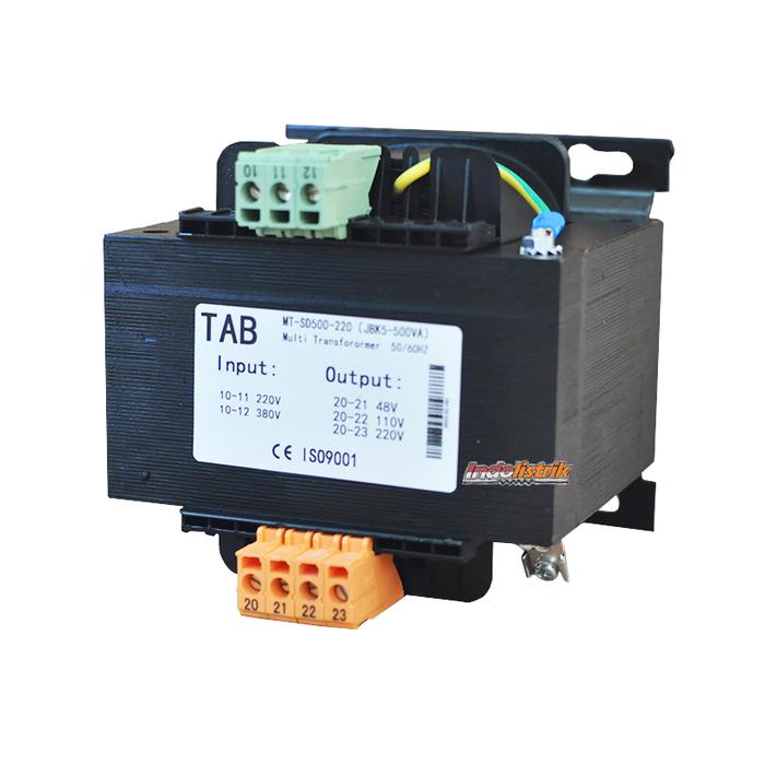 Trafo Step Down 500VA MT-SD500-220 TAB - Output 220V-110V-48V