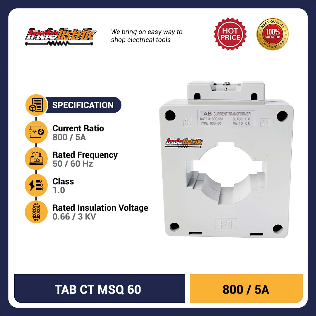 TAB Current Transformer MSQ60 800/5A