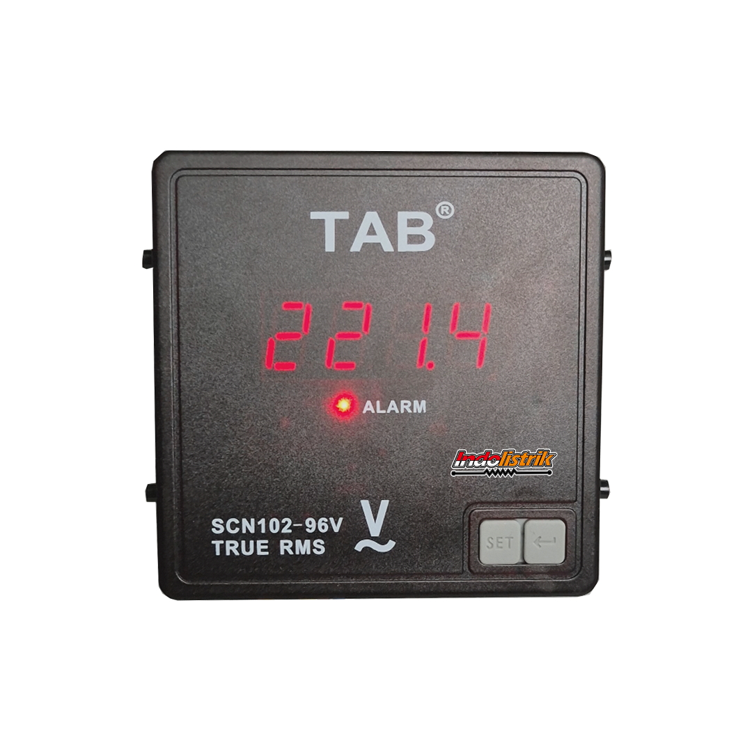 TAB Digital Voltmeter 96x96 SCN102-96V True RMS AC 0-500V Panel Meter