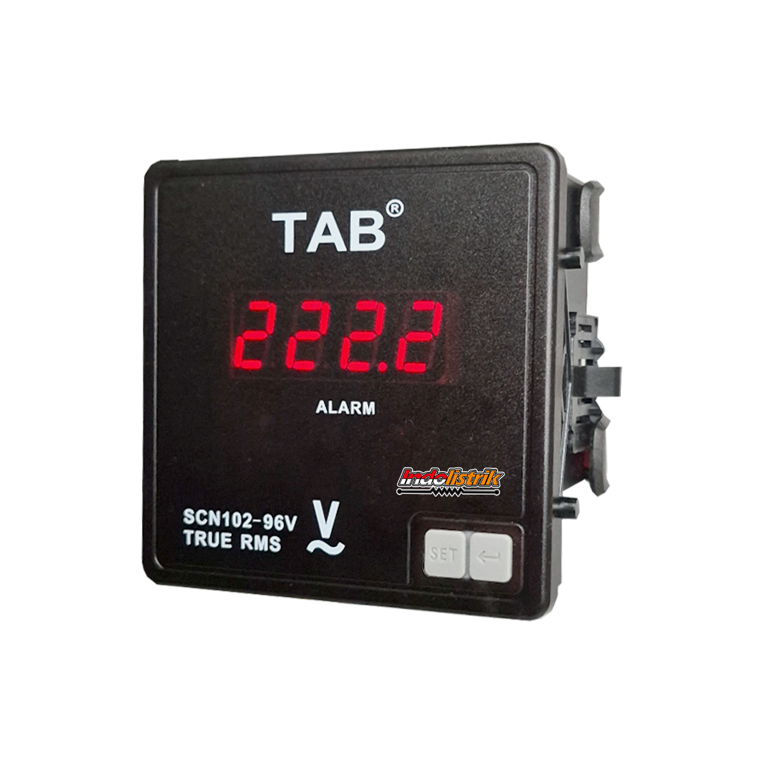 TAB Digital Voltmeter 96x96 SCN102-96V True RMS AC 0-500V Panel Meter