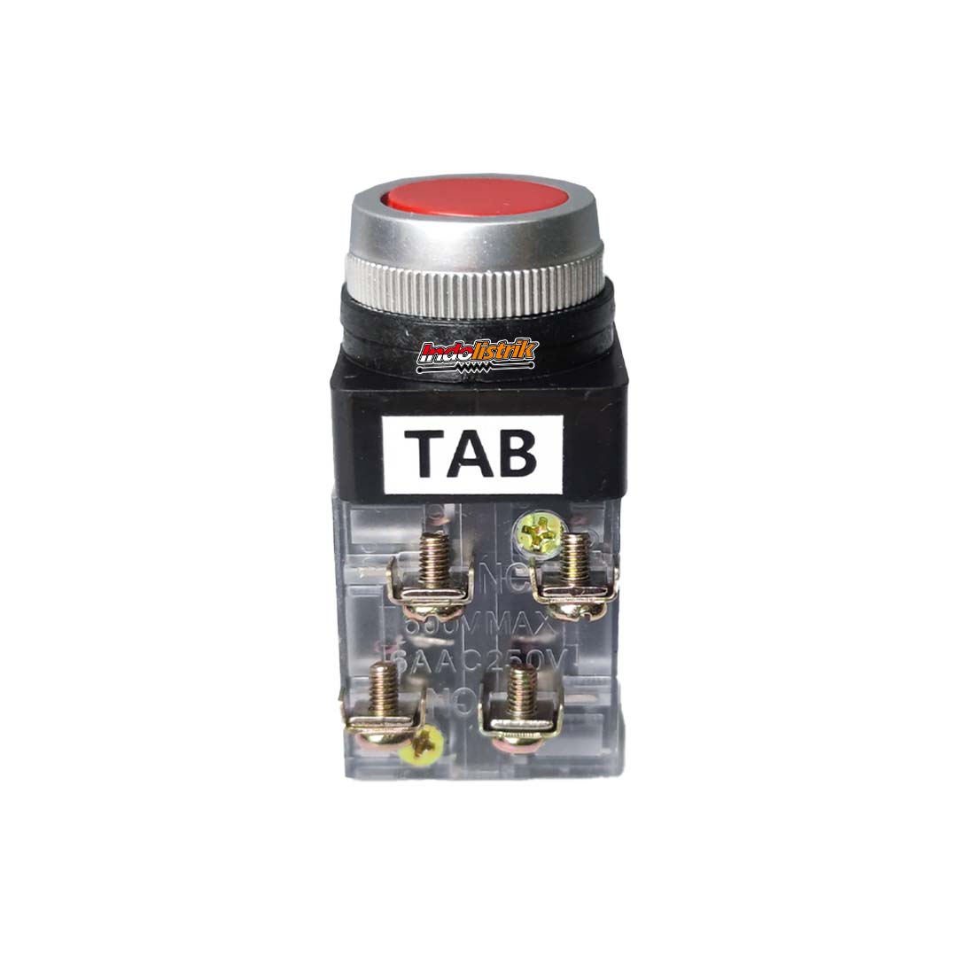 TAB Push Button PB2511 Merah