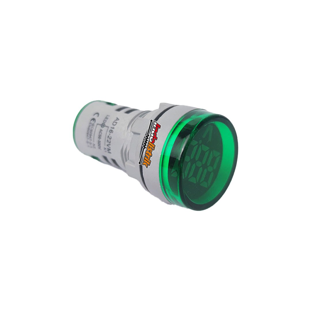 Lampu Indikator Panel LED 22mm Hijau AC 50-500V Pilot Lamp TAB