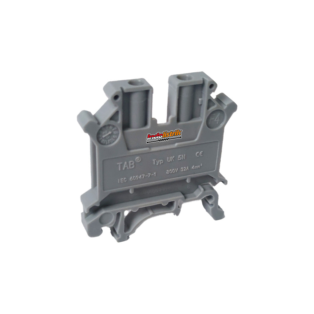 TAB Terminal Block UK 5N Abu-abu