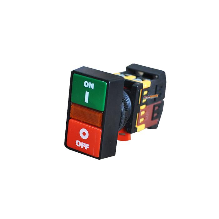 Double Push Button Lamp TAB 30mm PPBB-30N