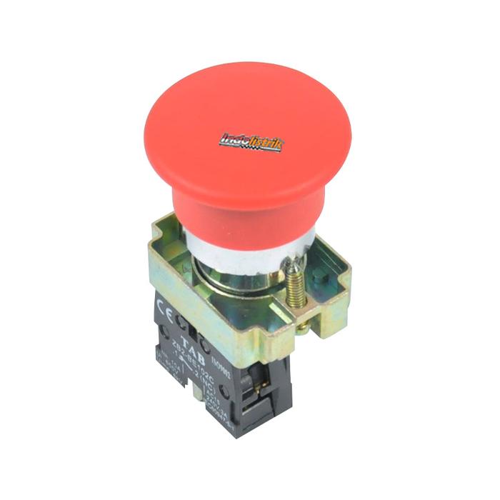 TAB Emergency Push Button Spring Return LAY5-BC42 Merah