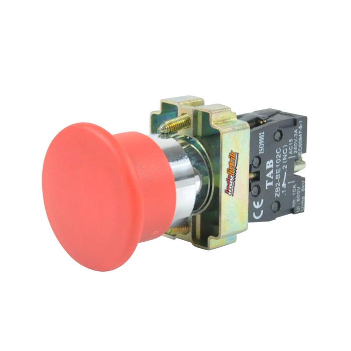 TAB Emergency Push Button Spring Return LAY5-BC42 Merah