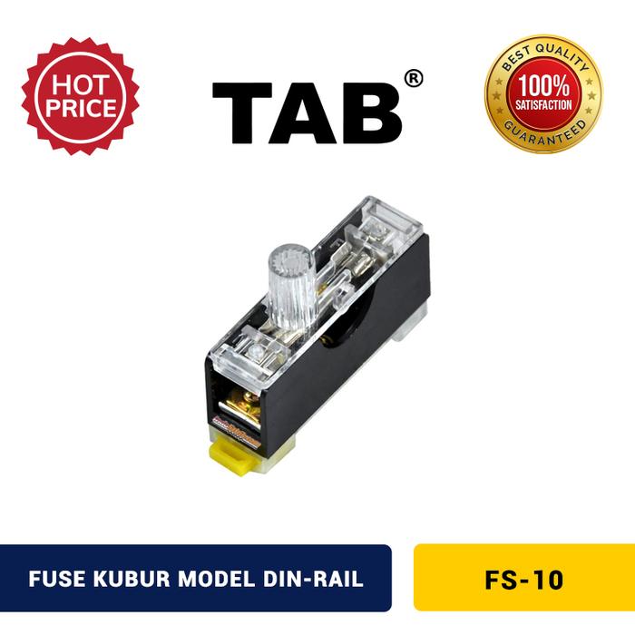 TAB Fuse kubur FS 10 model Din-Rail