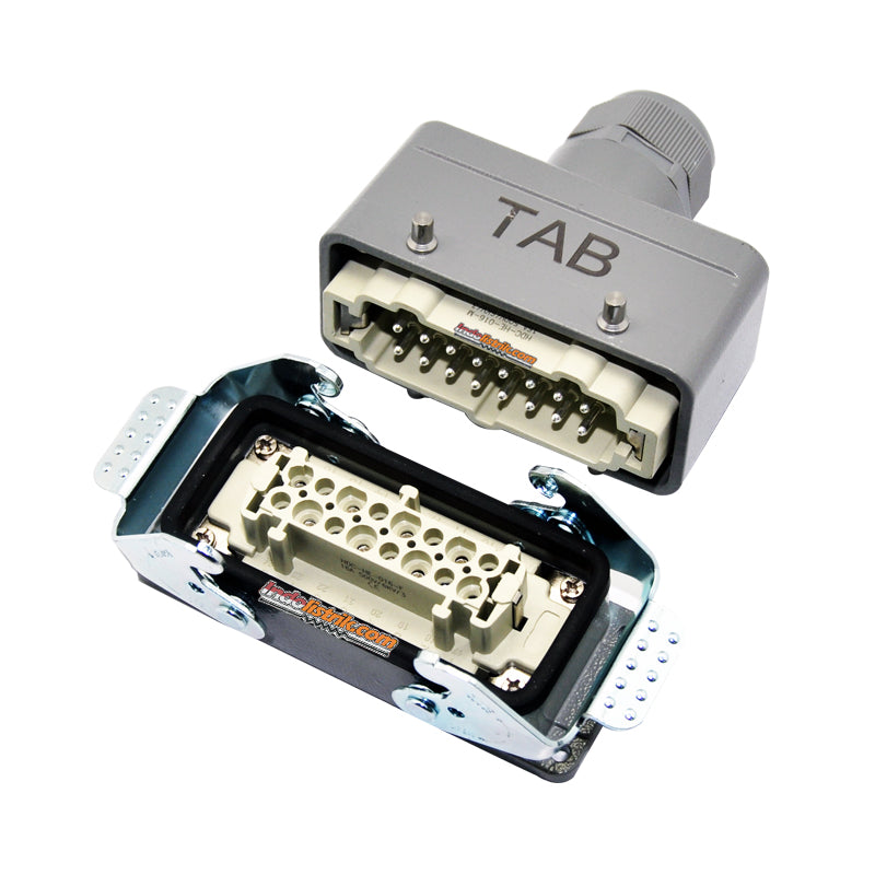 TAB Heavy Duty Connector 16 Pin HDC-HE-016-2