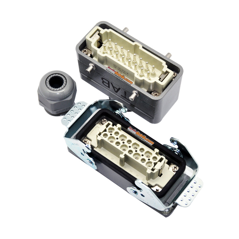 TAB Heavy Duty Connector 16 Pin HDC-HE-016-2