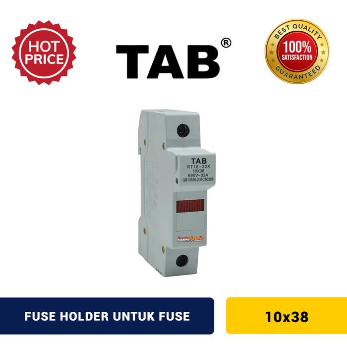TAB Fuse Holder untuk fuse10x38